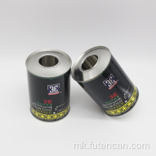 Прилагодено кружна празна лименка за моторно масло 1L